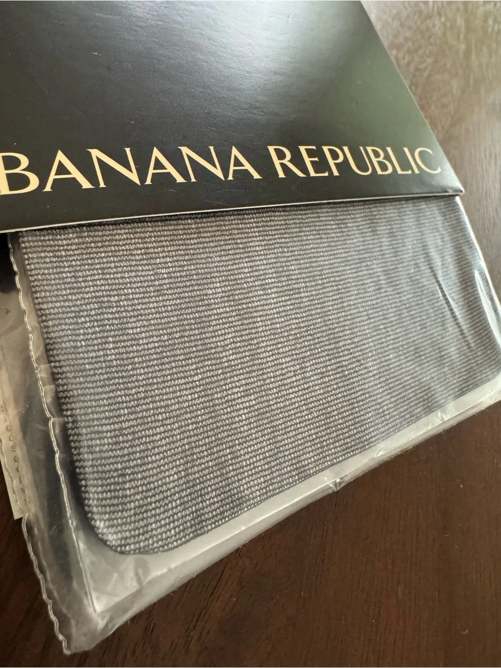 BANANA REPUBLIC TIGHTS SHEER 800 SEALED NYLON SPANDEX BLACK SMALL 797560 NEW NWT